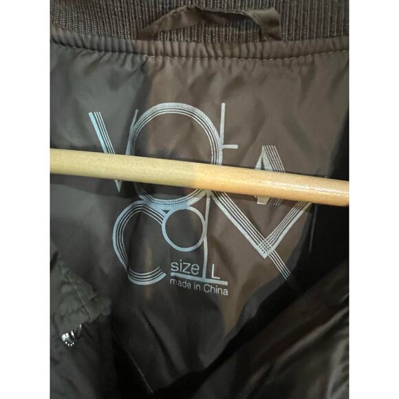 Volcom brown blue men’s jacket coat size L - Picture 5 of 10